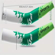 1 par de mangas protectoras contra el sol , con bloqueo UV, transpirables y elásticas de seda, adecuadas para deportes al aire libre, conducir, viajar en primavera y verano, cubren los brazos, guantes blancos, calentadores de brazos, atuendos de otoño, disfraces de Halloween, manga negra - RJ - Ver 7