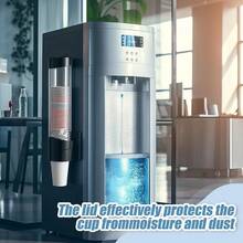 Baderke 2 Pieces Cup Dispenser Pull Type Automatic Remover Fit 5 Oz To 7 Oz Plastic Water Machine Cup Holder Wall Mount Bathroom Home Office Hospital (Classic) - Stylish - 查看 7