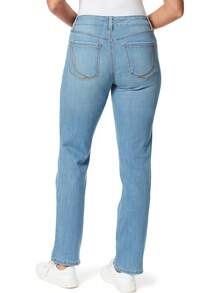 Bandolino Women's Mandie Signature Fit High Rise Straight Leg Jeanhalloween - 特色 - 刺繡口袋 - 查看 2
