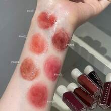 PinkyFocus 玻璃唇油 - 不沾杯，提亮肤色，防水丰盈双唇，适合所有肤色的节日礼物 - 彩色 - 查看 7