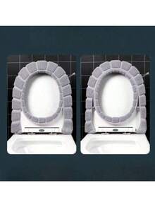 1 pezzo Tappetino universale per sedile del water, Coprisedile da bagno imbottito, Copri sedile lavabile per decorazione da bagno e autunnale