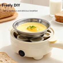 RAF Chảo điện, Bếp điện mini, Chảo rán nhà bếp, Phù hợp cho 1 đến 2 người, Chảo chống dính, Thích hợp để hấp, luộc, chiên trứng và nướng bít tết, Dụng cụ nhà bếp, Quà tặng ngày lễ. Khuyến mãi giảm giá sản phẩm mùa hè. - Xem 6