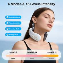 EZIFY Neck Massager - Deep Cervical Massage/Posture Enhancement Support/Portable And Easy To Use, Portable Neck Massager, The Perfect Gift For Men And Women - Máy massage cổ H99 - Trắng - Xem 8