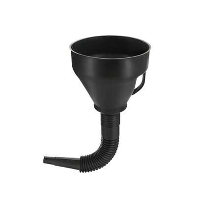 Kit 5 Funil Flexível Plástico Sanfonado Óleo Motos Carros Gasolina Álcool Combustível