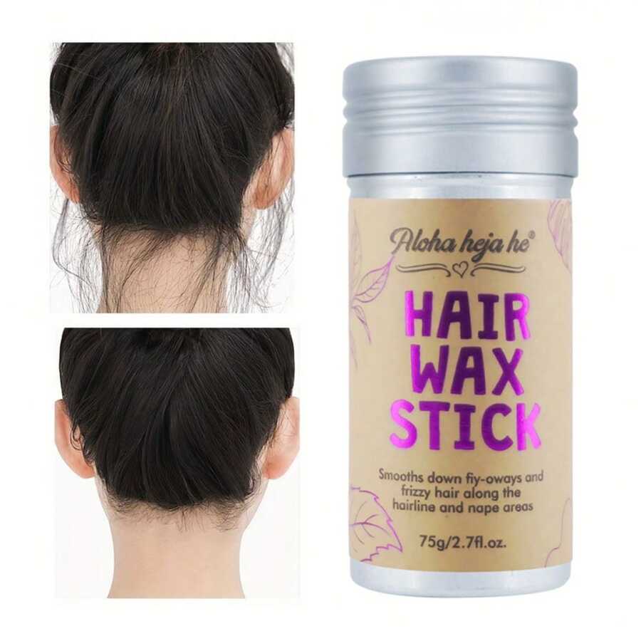 Styling Wax Stick, Perfect For Controlling Natural Or Wig Curls And Asymmetrical Edges, Non Greasy, Suitable For Controlling Curls And Edge Laying, Styling And Shaping Hair Wax Sticks , Nourishing Care, Suitable For Men And Women Hair Waxing Essentials - 1個 - 查看 1