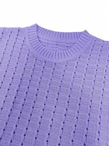 Mens Short Sets 2 Piece Outfits Summer Casual Round Neck Knit Tank Tops And Shorts Matching Tracksuits Set - Màu tím  Violet - Xem 9