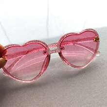 Óculos de sol infantil coracão Cute com abelha Blogueirinha Menina Kids