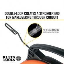 Klein Tools 56331 Steel Fish Tape 1 8Inch X 50Foot