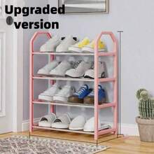 Sapateira leve e luxuosa, simples, econômica e atraente para uso interno, organizadora de entrada, sapateira multicamadas para quarto