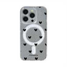 Teléfono compatible con 16 Pro y 15/14 PLUS/13/12/11, este nuevo diseño elegante de 2025 presenta un teléfono magnético acrílico transparente que funciona y ofrece un clásico transparente mixto a prueba de golpes. - Colores mixtos 1 - Ver 1