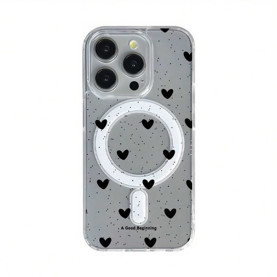 Teléfono compatible con 16 Pro y 15/14 PLUS/13/12/11, este nuevo diseño elegante de 2025 presenta un teléfono magnético acrílico transparente que funciona y ofrece un clásico transparente mixto a prueba de golpes. - Colores mixtos 1 - Ver 1