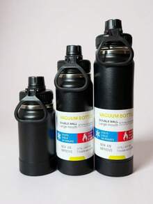 Stainless Steel Sports Thermal Bottle – Various Capacities For Daily Use And Sports 350ml/600ml/800mlTR-101/102/103 - màu đen - Xem 1