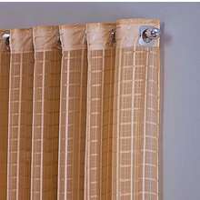 Charm Checkered Voile Living Room Curtain Decoration 4.00x2.80 - Lạc đà - Xem 3