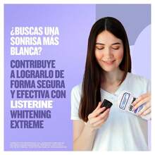 Enjuague Bucal Extreme Whitening de 473 ml - Blanquea Dientes, Combate Mal Aliento y Fortalece Esmalte para Adultos, Sabor Menta con Flúor y Peróxido - Multicolor - Ver 6