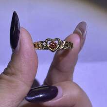 1pc Elegant Minimalist Hollow Flower Design Ring, Suitable For Women Daily, Party, Holiday Gifts