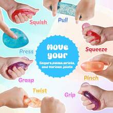 Dream Stress Drop Silicone Squishy Stress Balls For Adults & Kids - Fidget Toys For Autism, ADHD, Anxiety Relief - Sensory Squeeze Toy With Dreamy Smooth, Birthday Gift - Hồng - Xem 4