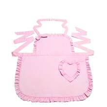 1pc Heart-Shaped Cooking Apron, Adjustable Tie Neck Chef Apron For Women, Suitable For Cooking, Role Play, Home Use