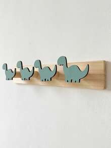 1 pieza Gancho de pared con forma de dinosaurio, decoración del hogar creativa, estilo nórdico, adecuado para la habitación de los niños