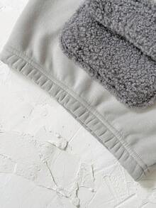 2件套男婴保暖加厚长袖圆领卫衣长裤套装，适合秋冬季穿着 - 深灰色 - 查看 10