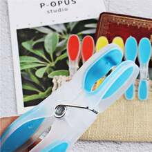 Pinzas Para La Ropa, Pinzas De Madera Para La Ropa, Pinzas De Madera Sistentes Para Colgar Ropa Y Photos Al Aire Libre, 32 Piezas, 80 Piezas, 160 Piezas - 彩色 - 查看 4