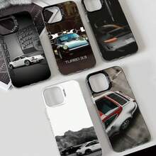 1PC 911 P- 992 GT3RS Funda para Teléfono Funda IMD color plata para 17 16 15 14 13 12 11 Pro Max Plus - z9 - Ver 1