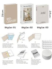 3pcs/1pc Foldable Fake Books, Decorative Books, Fashion Books With International City Names. Fashionable Home Decor, Suitable For Various Scenes (Room Decor, Home Decor, Bedroom Decor, Living Room Decor, Office Decor, Bathroom Decor, Desktop Decor, TV Cabinet, Lobby, Bookshelf). Various Holiday Gifts.