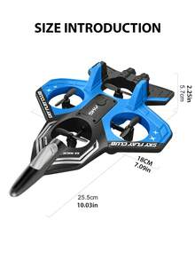 CASRRA Avião de Batalha com Controle Remoto S83 Mais Recente de 2025. Equipado com Sistema de Decolagem/Pouso com Um Toque, Função de Rolagem de 360° e Função de Voo Estacionário. Também é um Avião de Batalha/Planador Luminoso de Espuma EPP, um Brinquedo de Menino e um Brinquedo de Drone de Menina, Maravilhoso