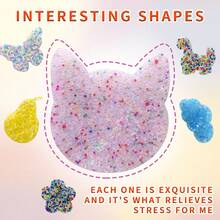 1/2/4pcs Peel Pad - Skin Scratch Stress Relief Toy, Suitable For Skin Picking, Trichotillomania And Other Symptoms, Durable Scratch Pad For Adult/Teen Anxiety And ADHD, Sensory Toy, Party Favor, Christmas Gift - Multicolor - View 2
