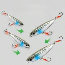 铅笔形水面行走式路亚饵，适用于水面行走式钓法，咸水鲈鱼硬饵钓具 - 彩色 - 查看 4