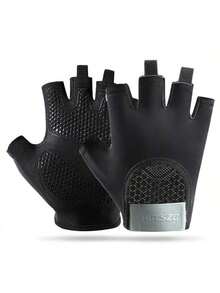 1 双无指健身手套，握力出色，轻便透气的健身手套，适合户外骑行、攀岩、健身房训练、跳绳和举重，款式多样的健身房配件，运动，健身房，家庭锻炼，女士健身手套，拳击手套，健身手套，健身手套，男士健身手套 - 粉色 - 查看 13