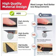 157mil 18sqft Roll Pack Universal Sound Deadener - Closed Cell Foam Noise Deadening Material with Aluminum Foil TapeCar Trim Removal - Heat Shield Insulation Dampening - 7sqft-5 Piezas - Ver 5