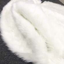 1pc/15pcs White Plush Christmas Tree Skirt, Christmas Tree Decoration, 30*30cm/90*90cm/120*120cm/150*150cm Christmas Party Decoration Carpet, Christmas Home Decor Christmas Decorations Home Christmas Gifts Christmas Decor - White - View 7