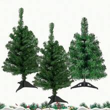 聖誕樹 90cm-240cm全新仿真聖誕樹 大型仿真聖誕樹，採用堅固的3D結構和耐用底座 - 逼真的全覆蓋樹枝，適合戶外使用，預裝裝飾品（兼容）- 耐用的塑料/金屬聖誕樹 採用堅固的防風結構，易於裝飾。非常適合客廳、後院等場所，營造鬱鬱蔥蔥的氛圍 - 綠色 - 查看 9