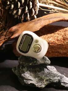 1 pieza/5 piezas/10 piezas Renovación de primavera | Contador de dedos de reinicio con un solo clic, adecuado para recitar sutras/mantras y contar ejercicios - Multicolor - Ver 3