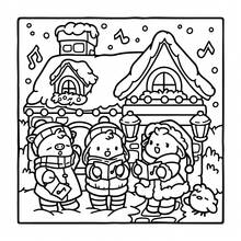 1pc (21cm*21cm) Adult New Coloring Book, Thick Paper, Opaque, Clear Lines, Easy To Color, Suitable For Gatherings With Friends, Includes Cute Animal Family, Holiday Fireplace And Fantastical Christmas Tree Scenes. "Merry Christmas" Coloring Book, DIY Coloring, Cultivate Thinking Ability, Stationery, School Supplies, Suitable As A Gift For Girls, Valentine's Day, New Year - View 8