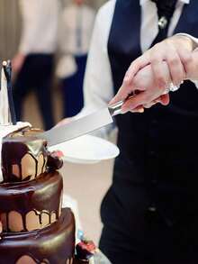 1/2 件/套婚礼蛋糕切具套装，包括不锈钢刀片蛋糕刀和服务器，银色，带亚克力仿水晶手柄，非常适合婚礼、新娘送礼会、周年纪念、乔迁和生日礼物圣诞礼物 - 彩色 - 查看 11