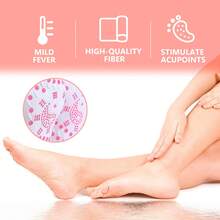 Ionic Massage Socks For Winter Outdoor Sports Cold And Windproof Warm Foot Care Massage Socks Winter Outdoor Warm Foot Skin Friendly Breathable Comfortable Warm Body Highly Caring Massage Socks - 白色 - 查看 3