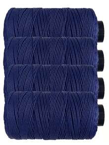 400g/4pcs Polyester Yarn Assortment, Suitable For Crocheting Hats, Bags, Accessories & Decorations - Multicolor - View 19