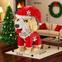 Christmas Building Block Set, Includes Rotating Christmas Tree, Gingerbread House, Christmas Train, Santa Claus, Christmas Stocking, Reindeer, Santa Claus, Apple House, Christmas Tree, Vintage Christmas Snow House, Holiday Decor Building Block Set, Creative Adult Holiday Gift, Adult Building Block Set, Suitable For Home Decor, Office Decor, Living Room Display, Home Accessories, New Year Gift, Party Gift, Christmas Gift - Multi-colored Christmas Tree House - View 20