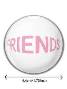 1 pieza Broche de con diseño divertido de 4,4 cm/1,73 pulgadas, broche de botón, adecuado para colocar en ropa, bolsos, mochilas, regalo divertido para amigos y familiares