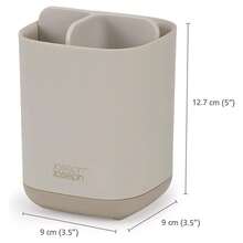 Joseph Joseph Easy-Store - Compact Toothbrush Holder Caddy Bathroom Storage- Ecru Small - 多色118 - 查看 2