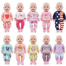 18-Inch Teenage Girl Doll Clothes, Casual Homewear & Pajamas For Summertime Doll Outfit - Multicolor - View 1