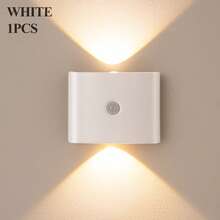 1/2/4件組可調光磁吸式LED小夜燈，紅外感應USB充電壁燈，智能LED感應壁燈，3色可調，無線LED壁燈，適用於樓梯、臥室、走廊、廚房、櫥櫃、露台 - 彩色 - 查看 25