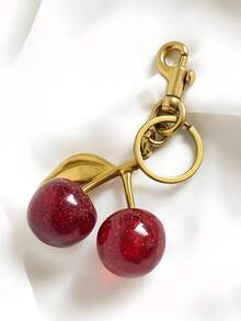 New Fashion Crystal Cherry Metal Keychain, Suitable For Daily Wear, Can Be Used As Bag Accessories, Can Be Given As Gifts To Family, Friends, Classmates, Couples, Birthday, Teachers, Valentine's Day Souvenirs - Multicolor - View 17