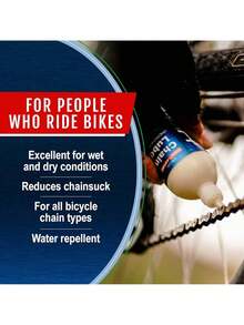 Lubricante de cadena Squirt para bicicletas de 120 ml, lubricante de larga duración para todas las cadenas de bicicletas, lubricante de cadena seca para todo tipo de clima, lubricante de cadena de - 1 paquete, 120 ml - Ver 7