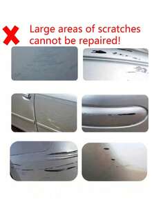 4 件装补漆笔，汽车漆面划痕修复，快速简便修复轻微汽车划痕，汽车美容工具（款式随机）