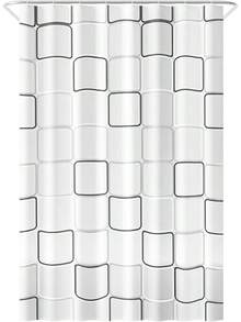 Anti-Mould Shower Curtain - 120 X 200 Cm - Strelitzia Polyester - Includes Rings - Shower Curtains - Shower Curtain Anti Mould - Shower Curtain Bath - Shower Curtain