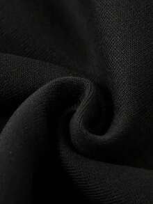 Men's Drop Shoulder Long Sleeve Drawstring Pocket Casual Hoodie Autumn Winter Back To School Bills Mafia  Football Team Logo Sweatshirt For Men And Women Unisex Hooded Jacket Sportsw - 黑色 - 查看 4