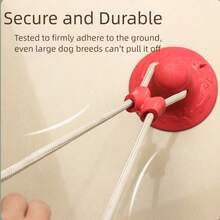 Dog Toy Pet Supplies Suction Cup Tug Rope Chew Stick Indestructible Self-Playing - Multicolor - View 5