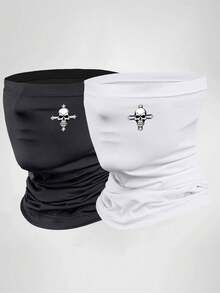 1pc/2pcs Unisex Balaclava Face Mask, Suitable For Daily Use, Outdoor Travel, Hiking, Skiing, Cycling